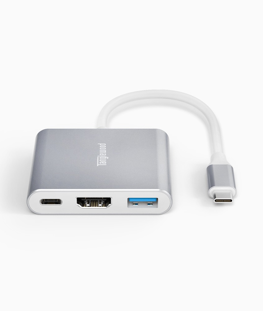 탱글우드 에센셜 멀티허브 USB C타입 3in1 (USB 3.0, 5Gbps, 60W, UHD 4K)